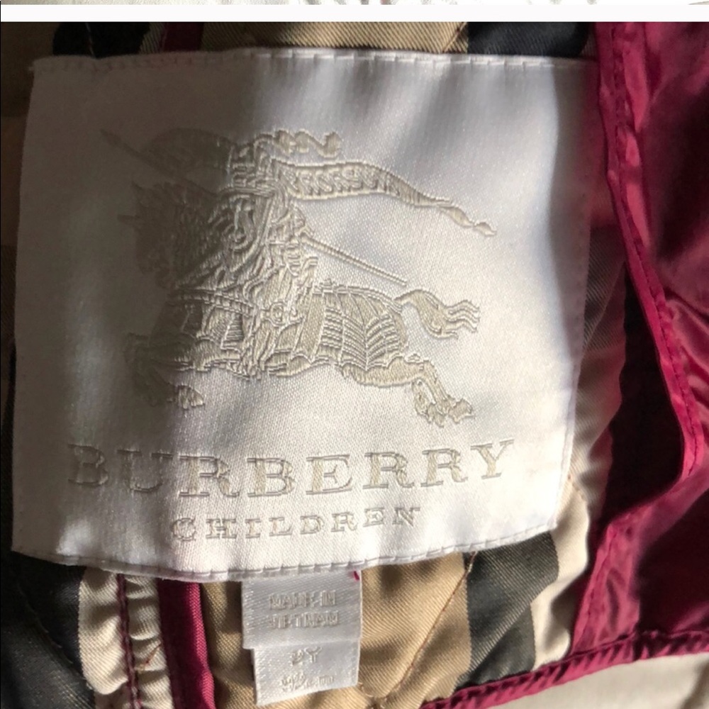Toddler Burberry jacket